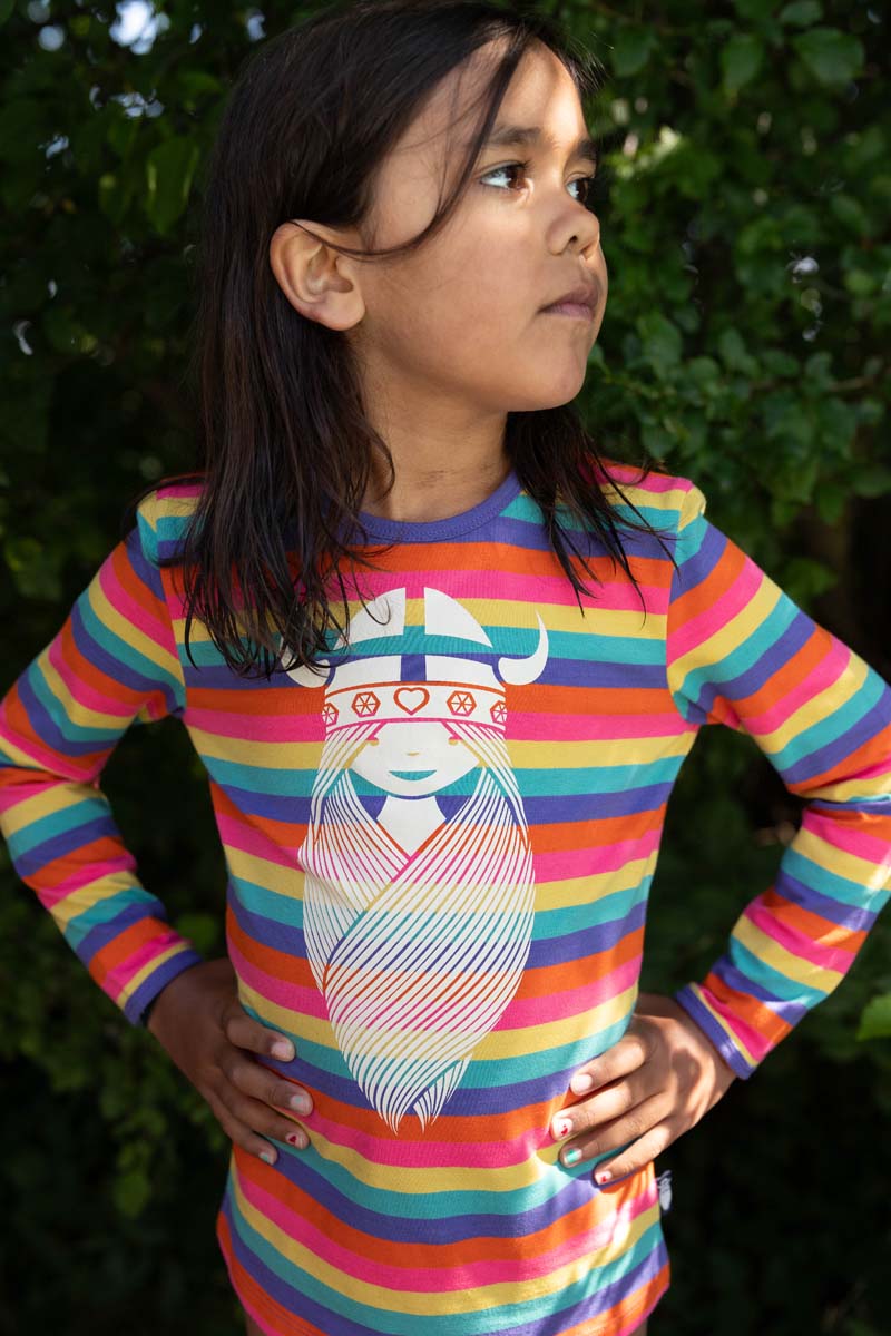 bluse til børn med viking