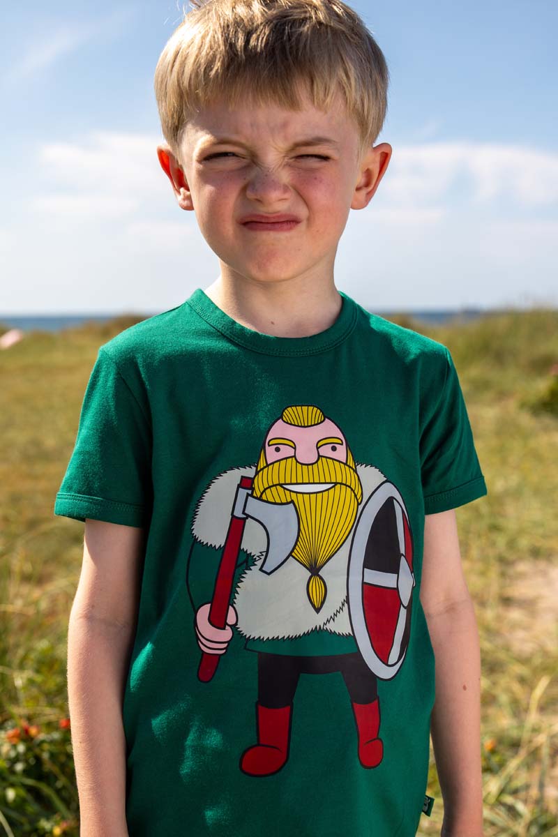 Børne T-shirt med viking
