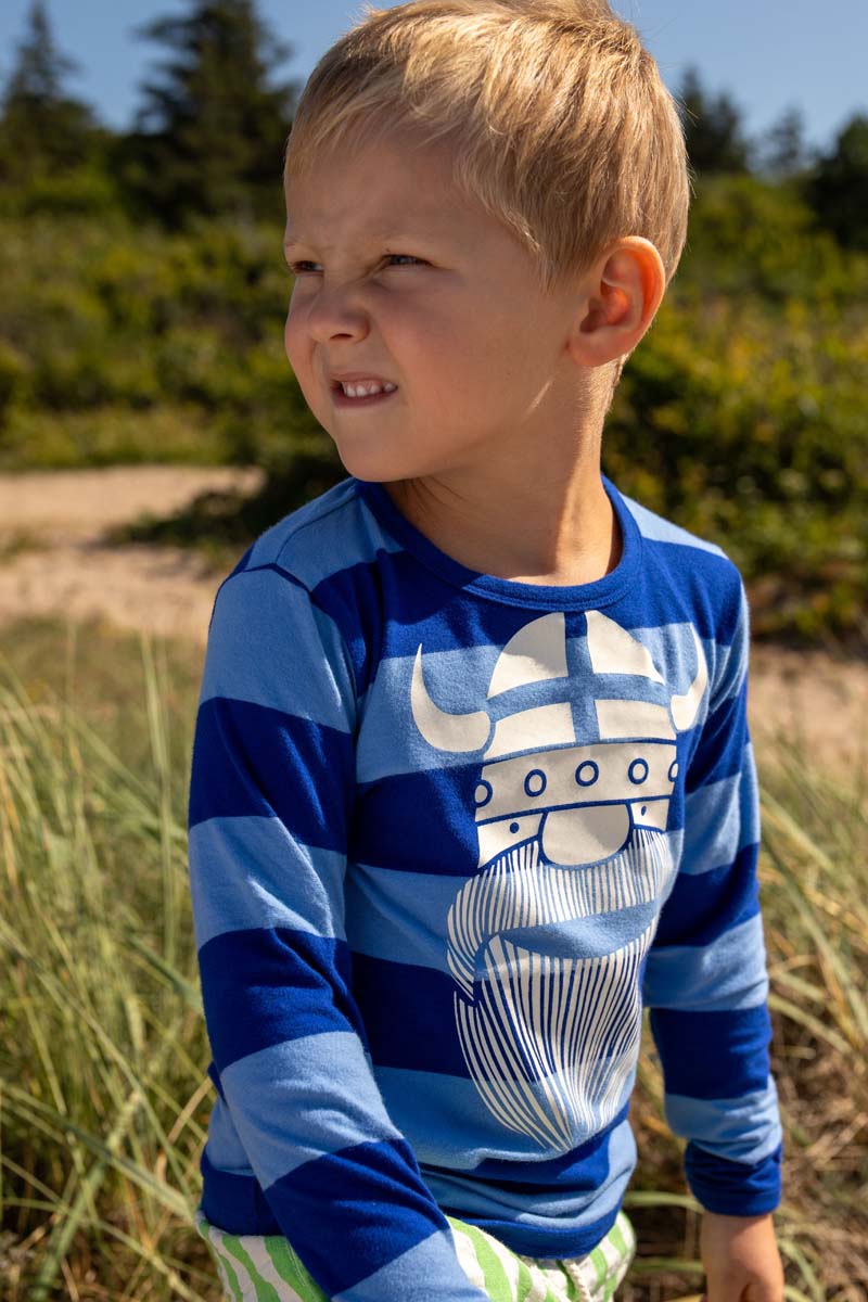 bluse til børn med viking