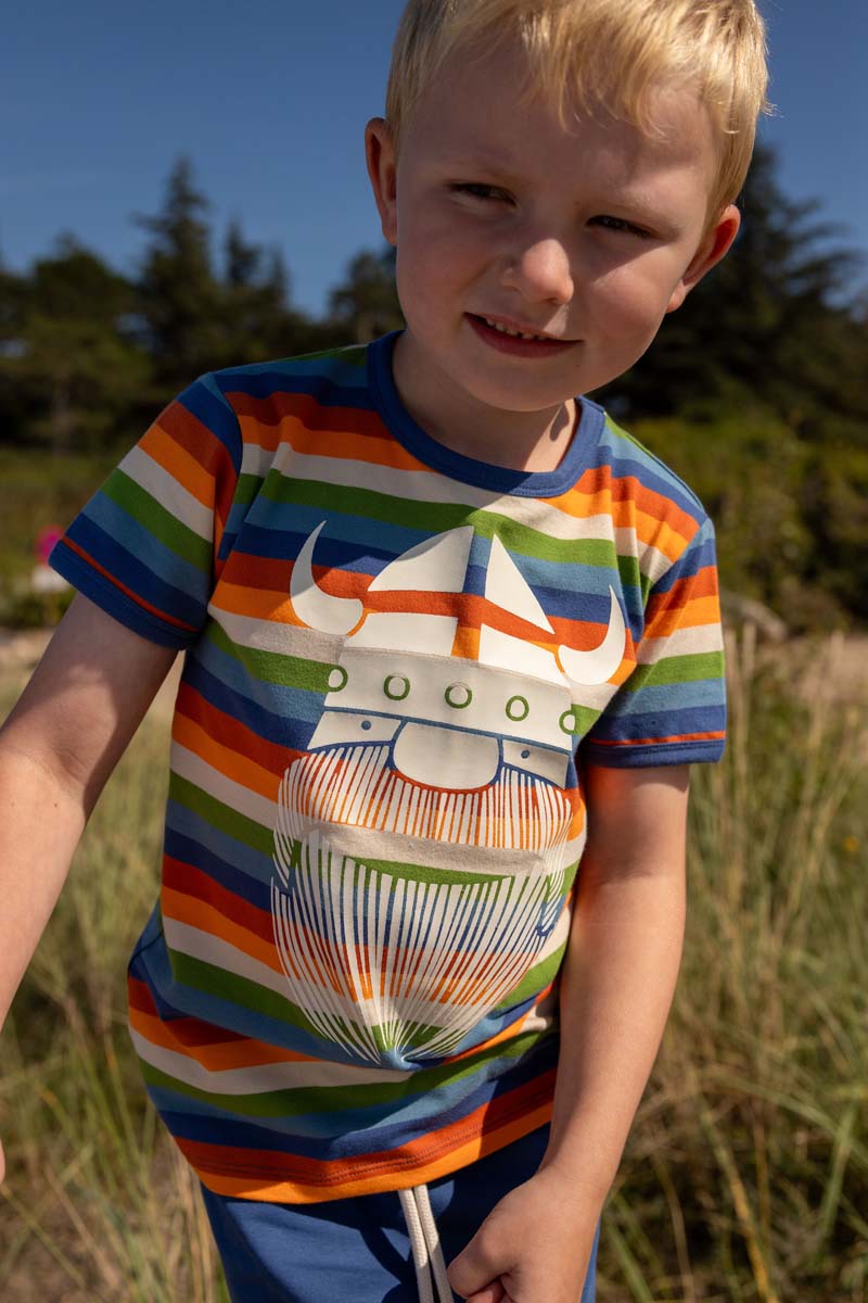 T-shirt til børn med viking