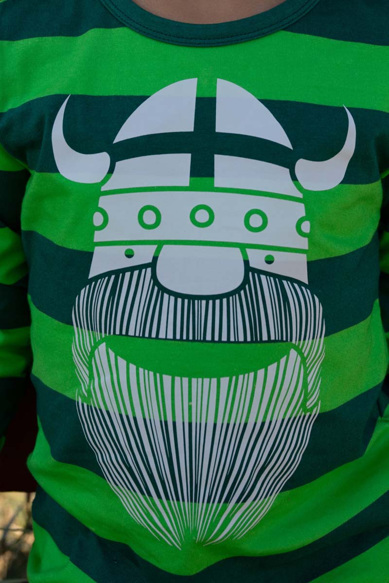 bluse til børn med viking