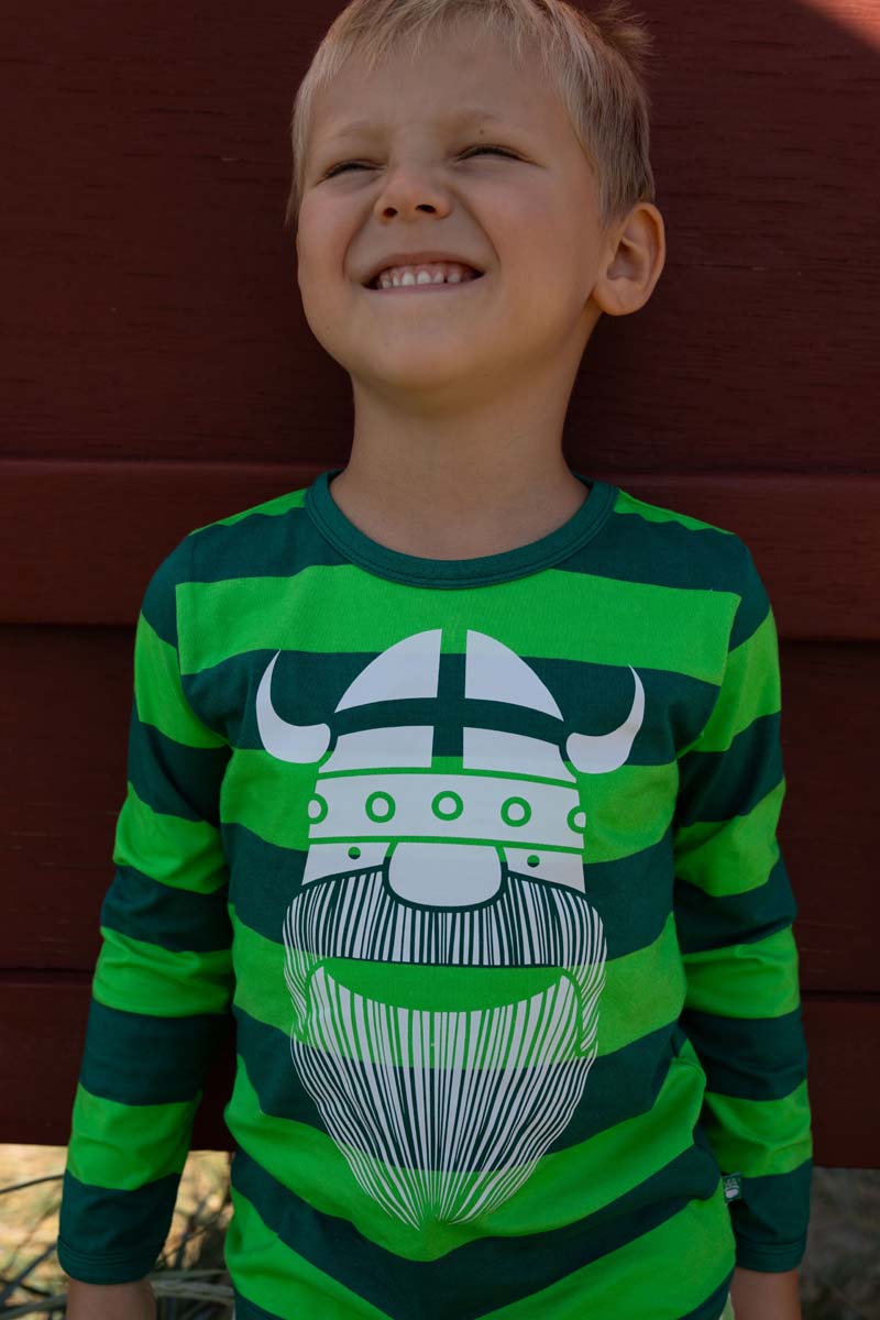 bluse til børn med viking