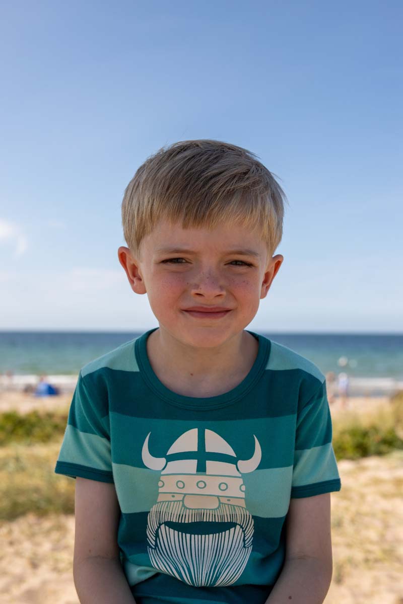 T-shirt til børn med viking