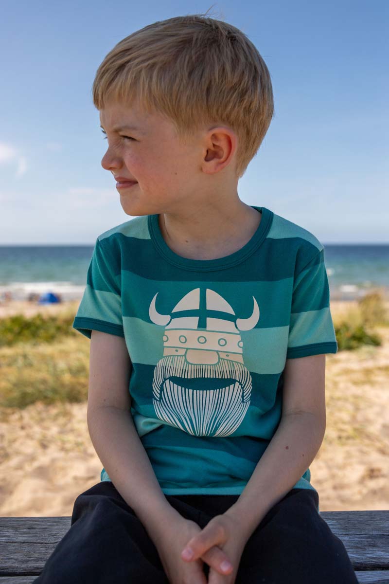 T-shirt til børn med viking