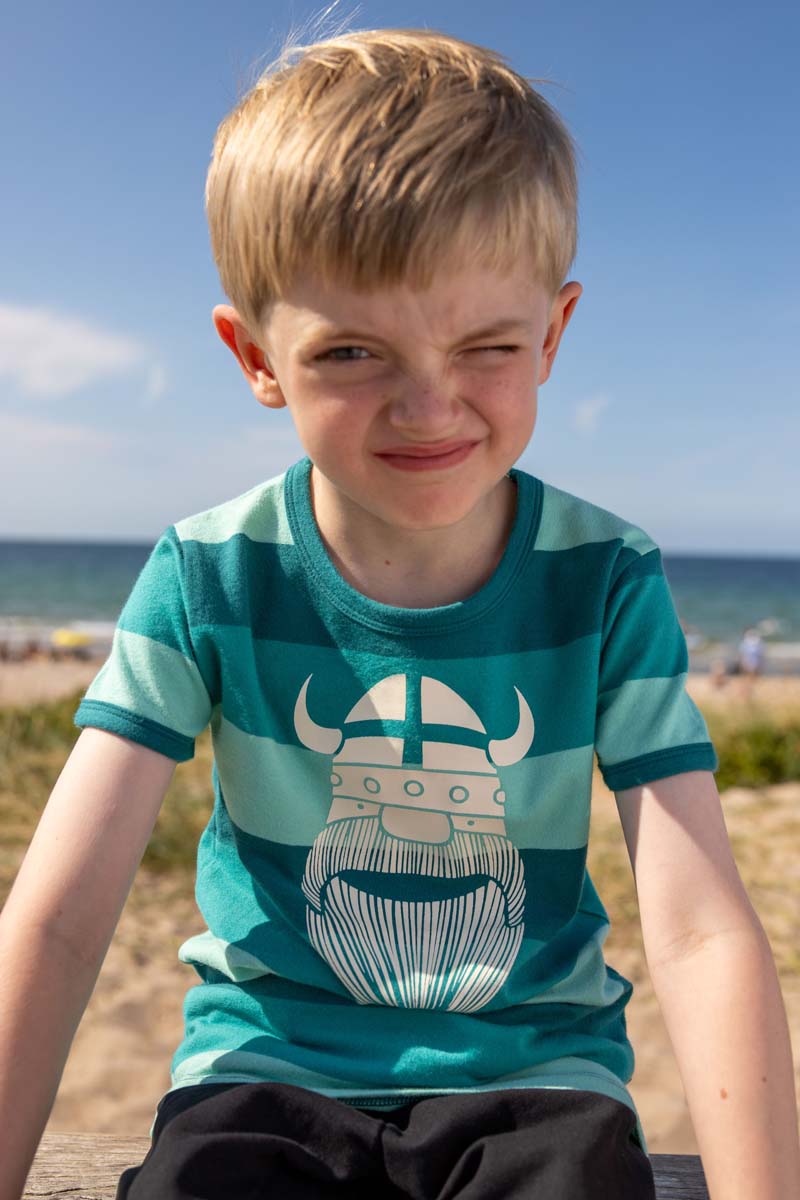T-shirt til børn med viking