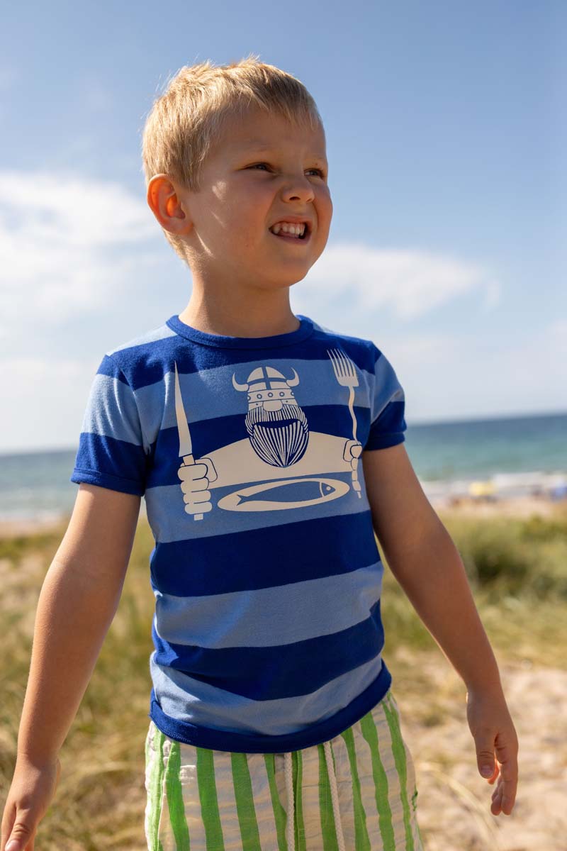T-shirt til børn med viking