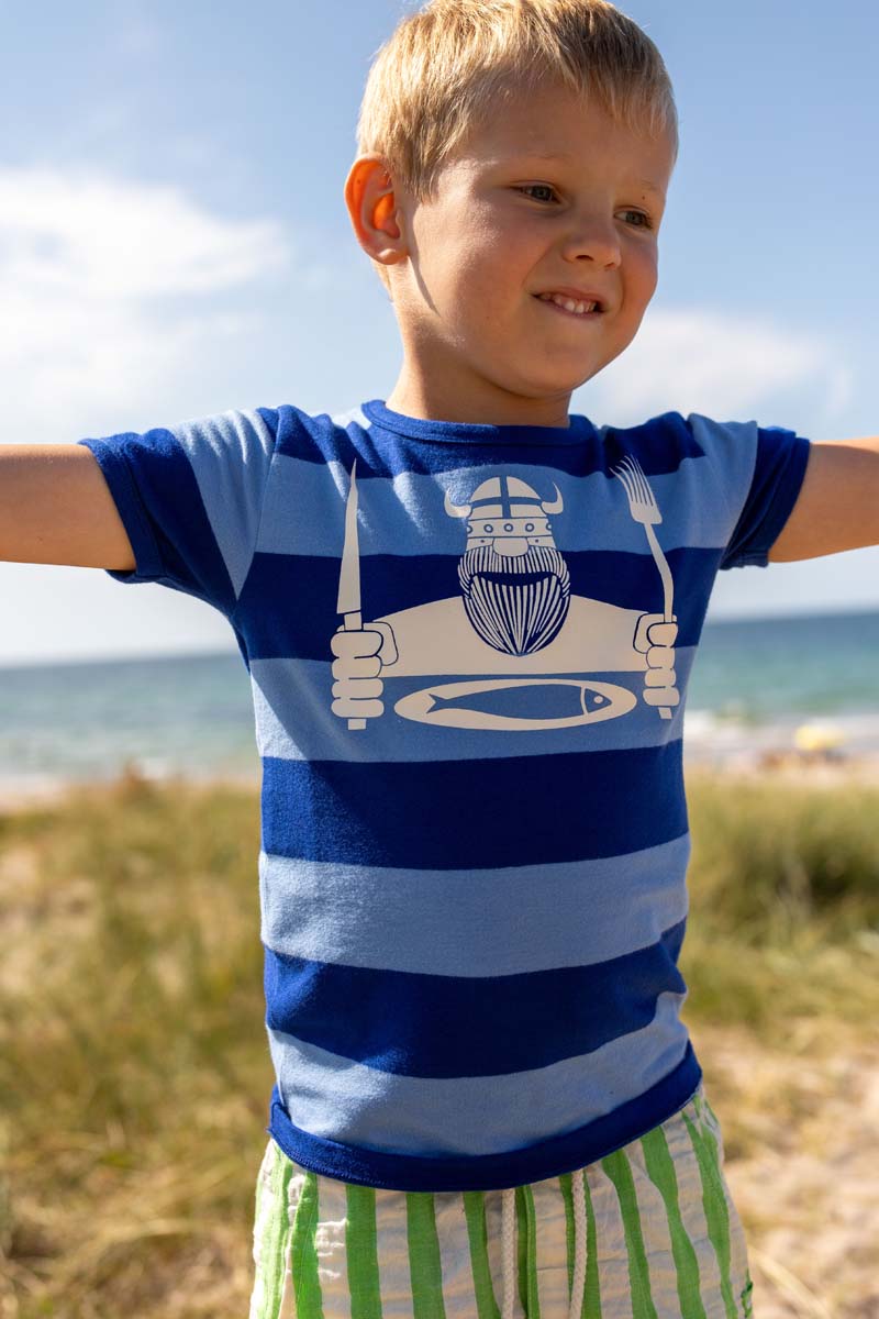 T-shirt til børn med viking