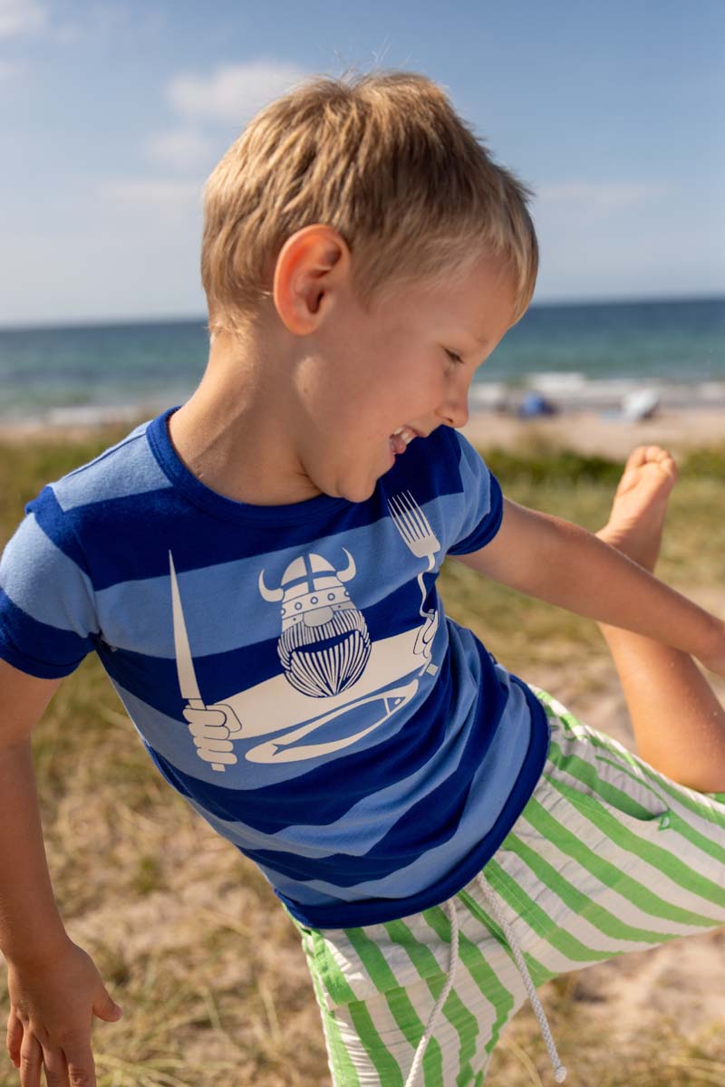 T-shirt til børn med viking