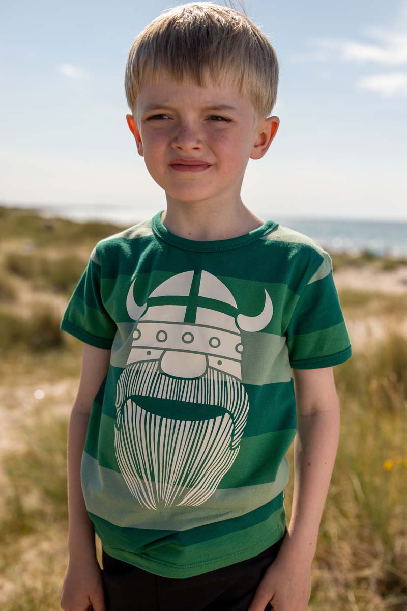 T-shirt til børn med viking