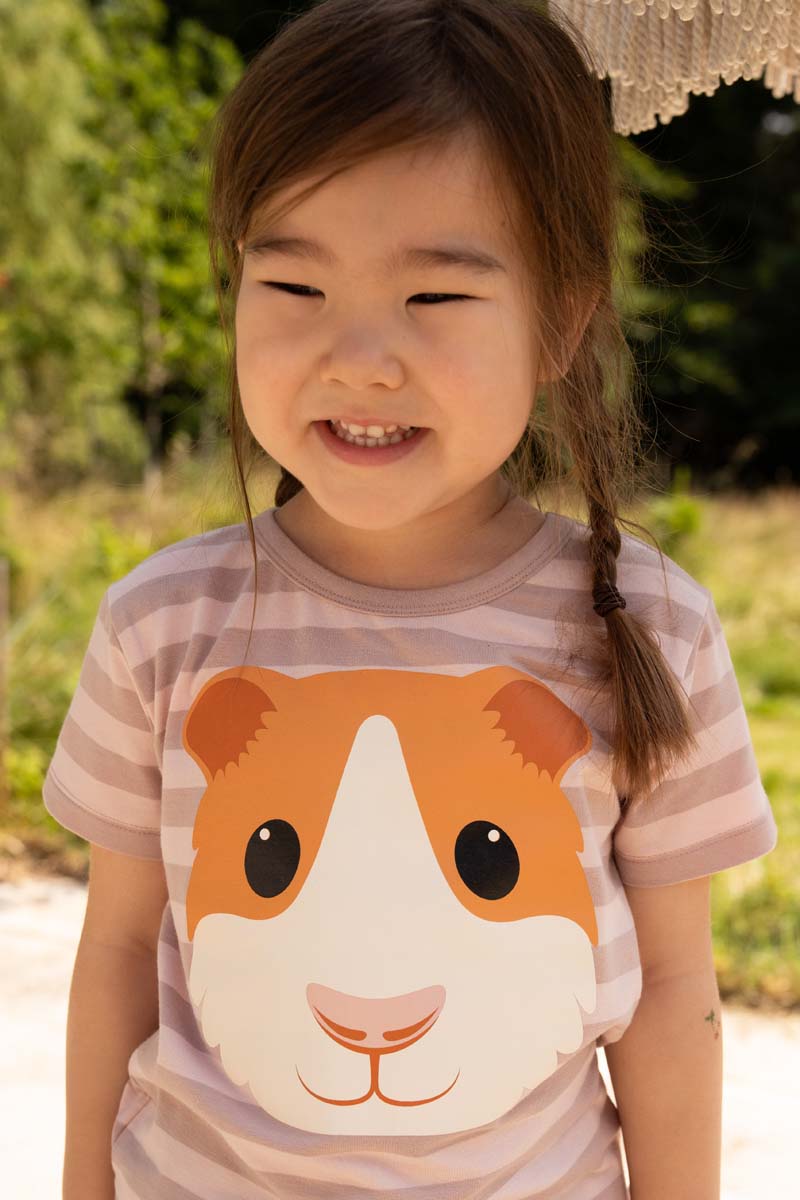 T-shirt til børn med marsvin