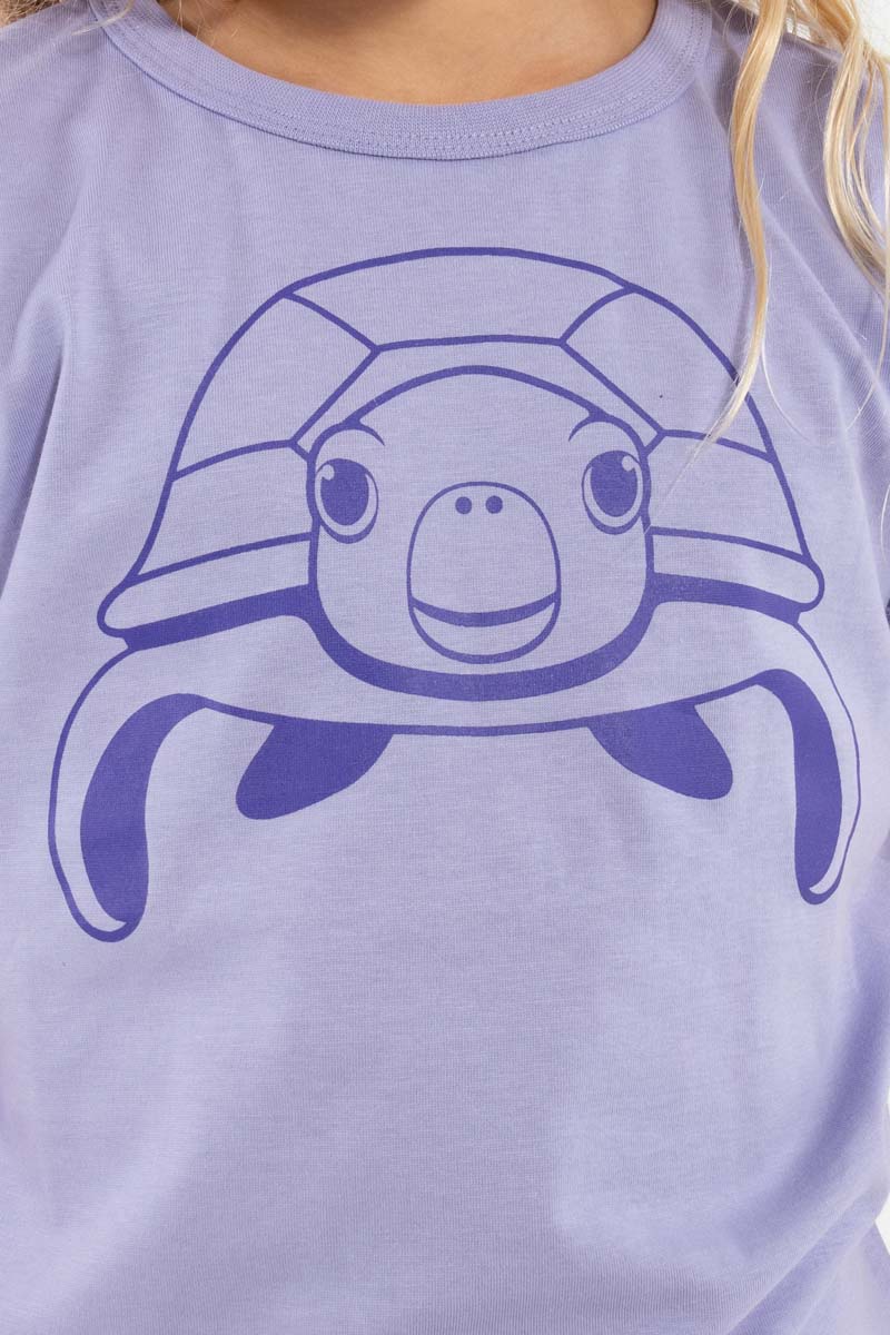 t-shirt til børn med havskilpadde