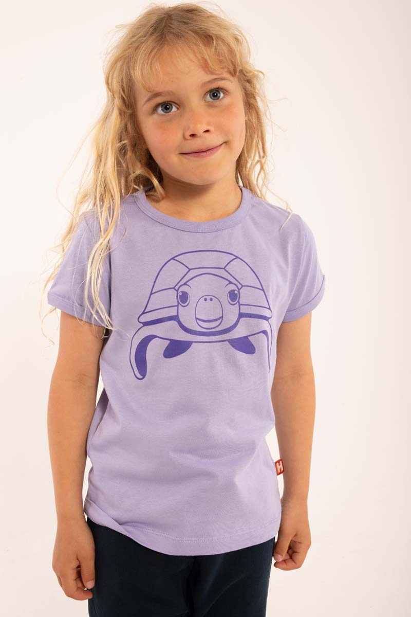 t-shirt til børn med havskilpadde