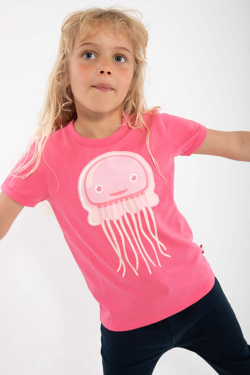 T-shirt til børn med vandmand