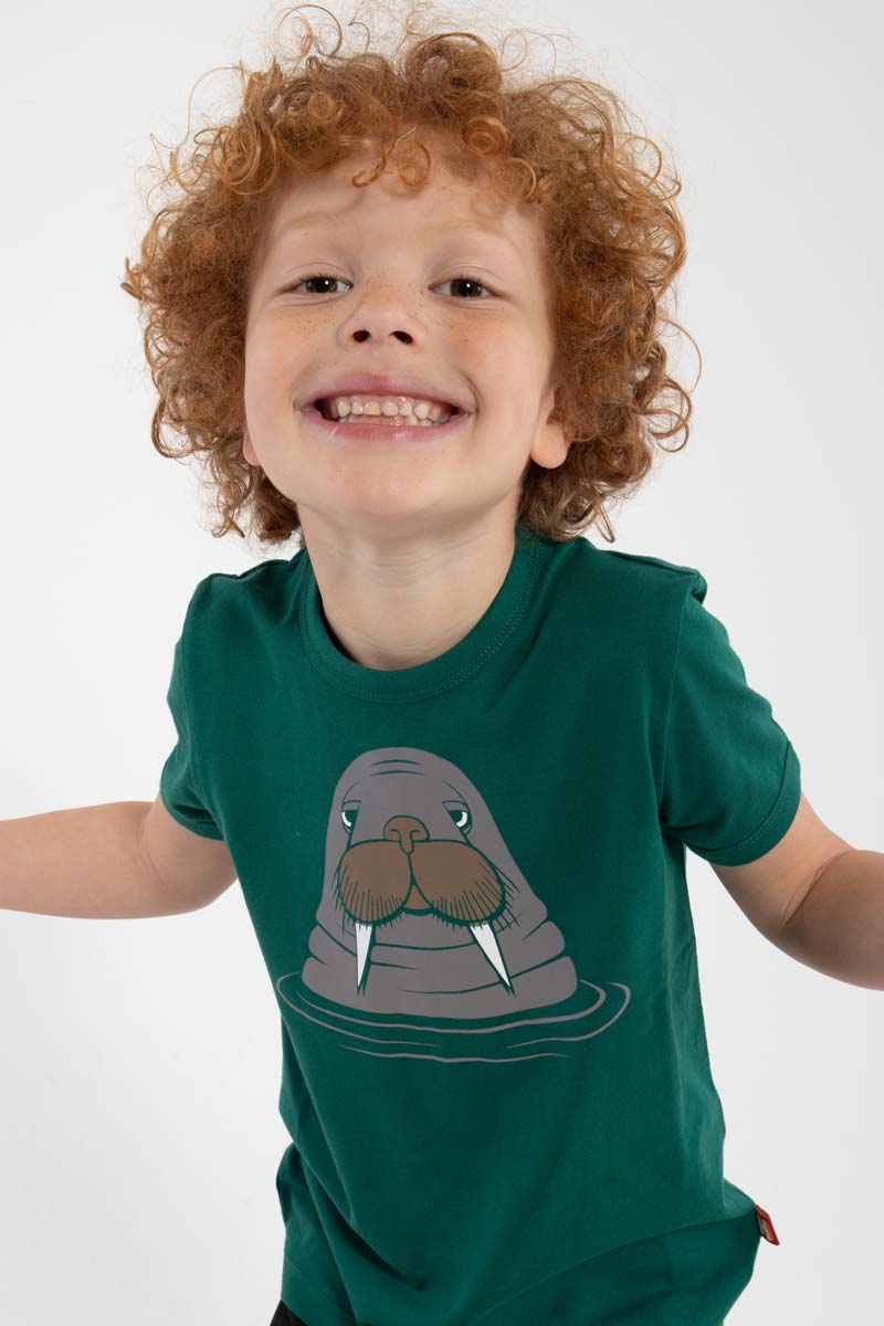 T-shirt til børn med dinosaurus