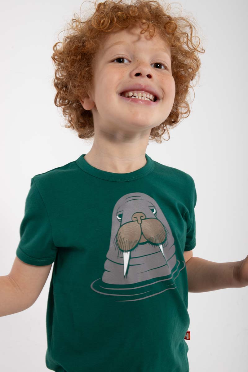 T-shirt til børn med dinosaurus