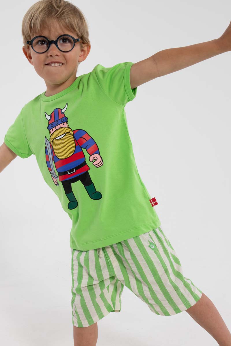 t-shirt til børn med viking
