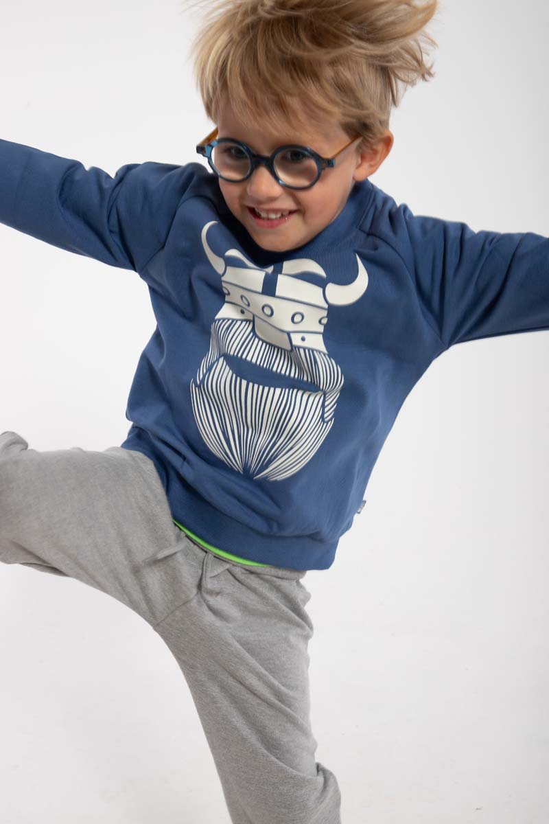 sweater til børn med viking