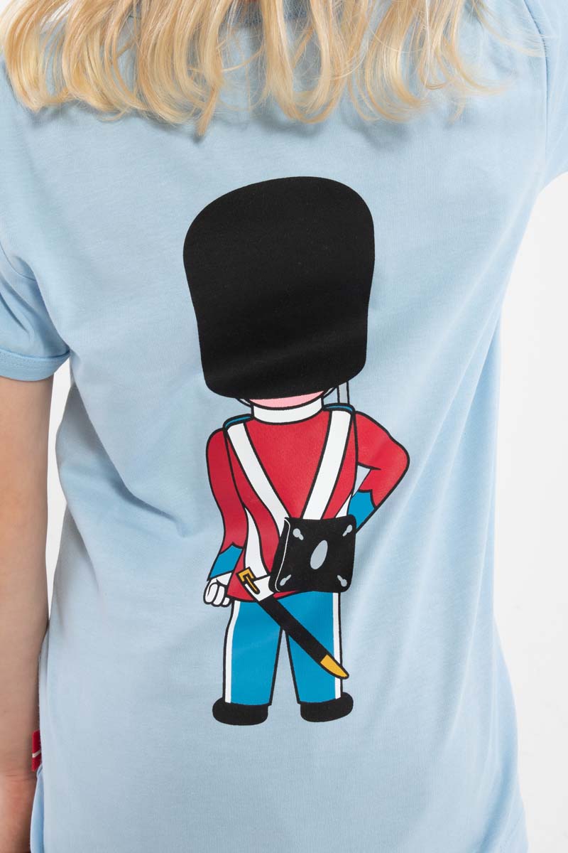 t-shirt til børn med garder soldat