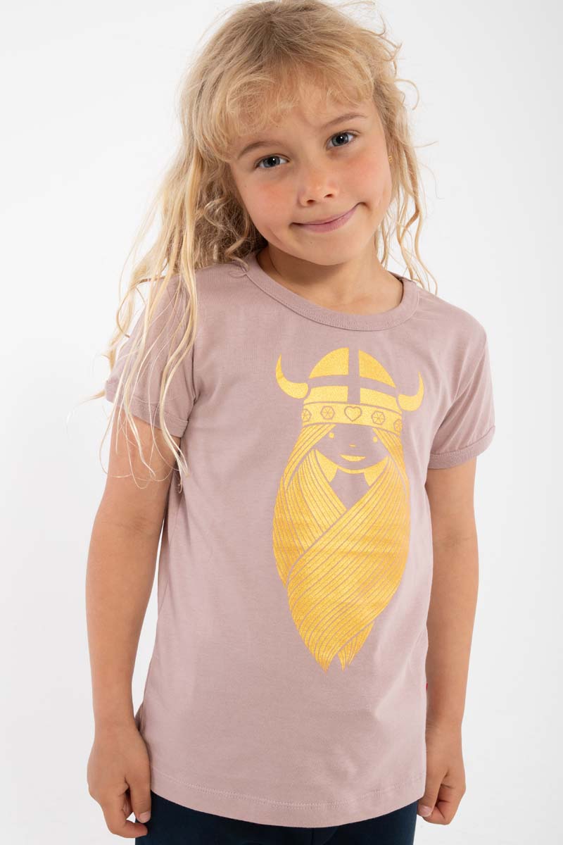 T-shirt til børn med viking