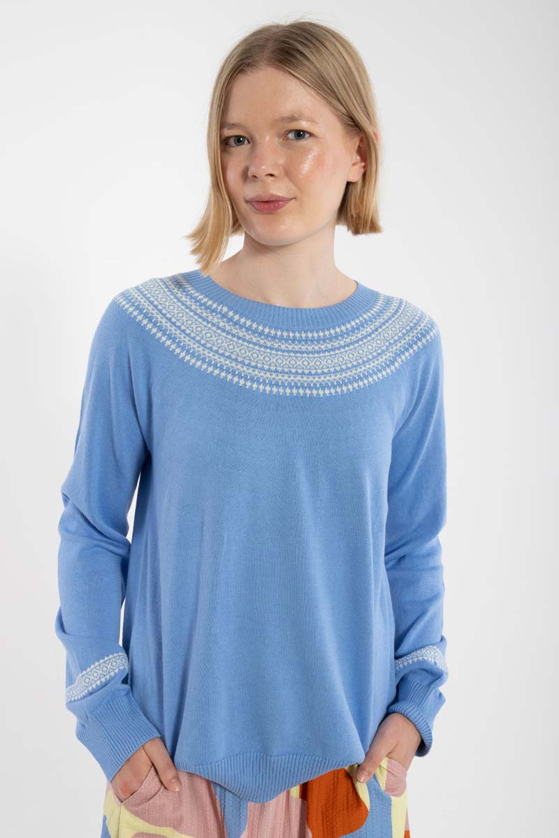 Knit blouse for women with a beautiful 100% - Main Image