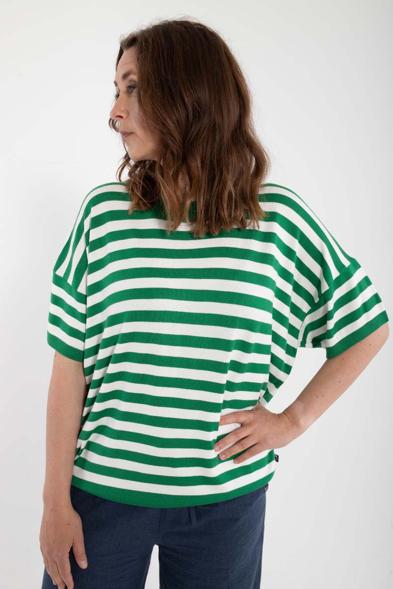 Strik t-shirt til dame