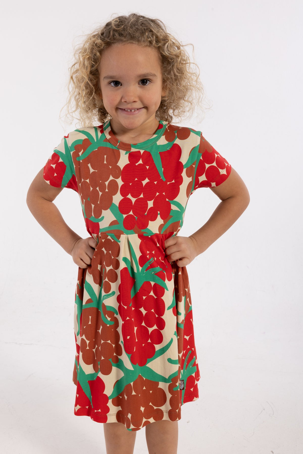 Danelollipop Cotton Dress Light Beige MAXIBERRY