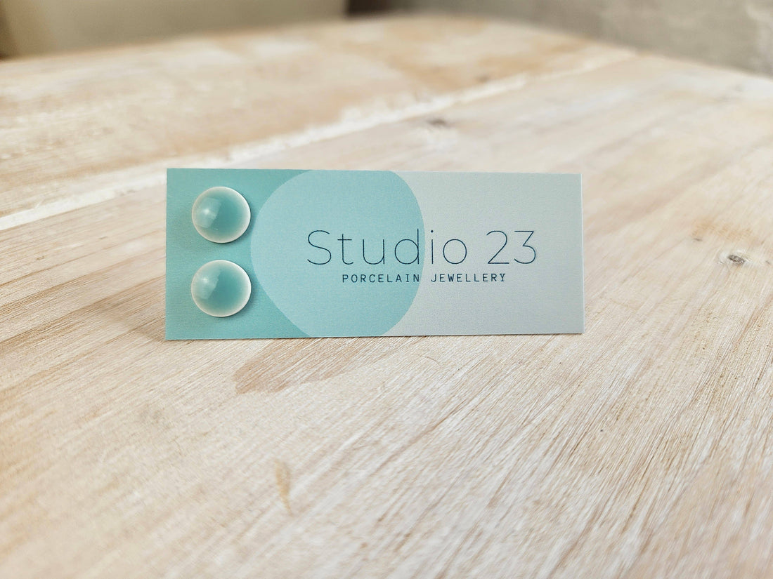 Studio 23 Circle Stud Earring Pair Turquoise