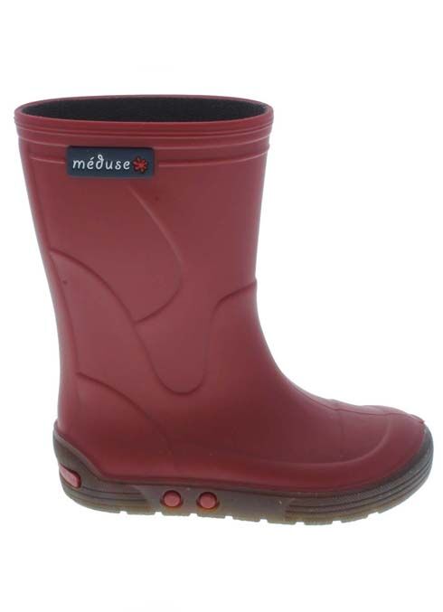 Meduse Rubber Boots Airbus Rouge Fonce Chanvre