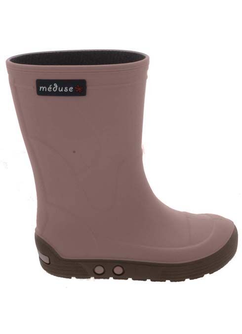 Meduse Rubber Boots Airbus Vieux Rose Taupe