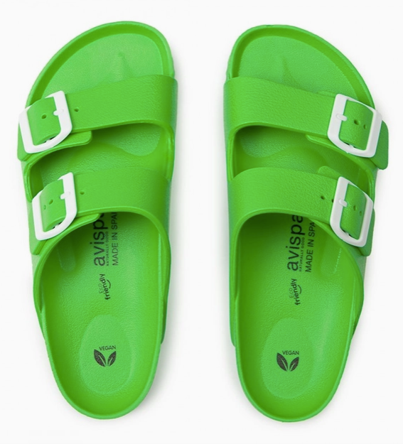 Calzame - Coachella EVA Sandal Apple Green