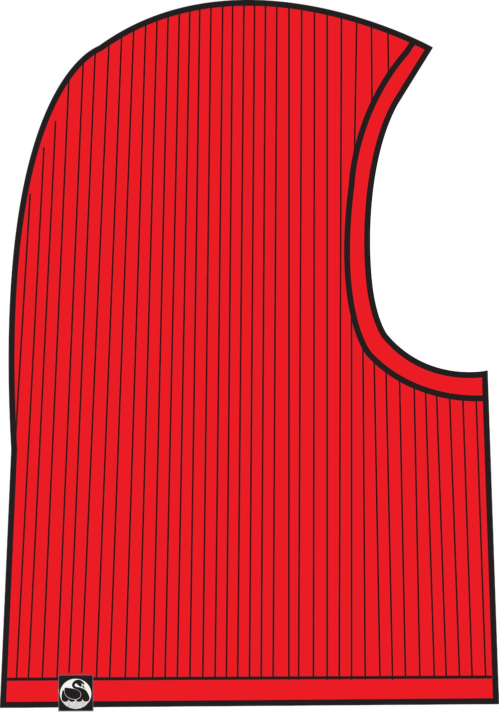 ESS - Danarmour Cashmere Rib Balaclava Red