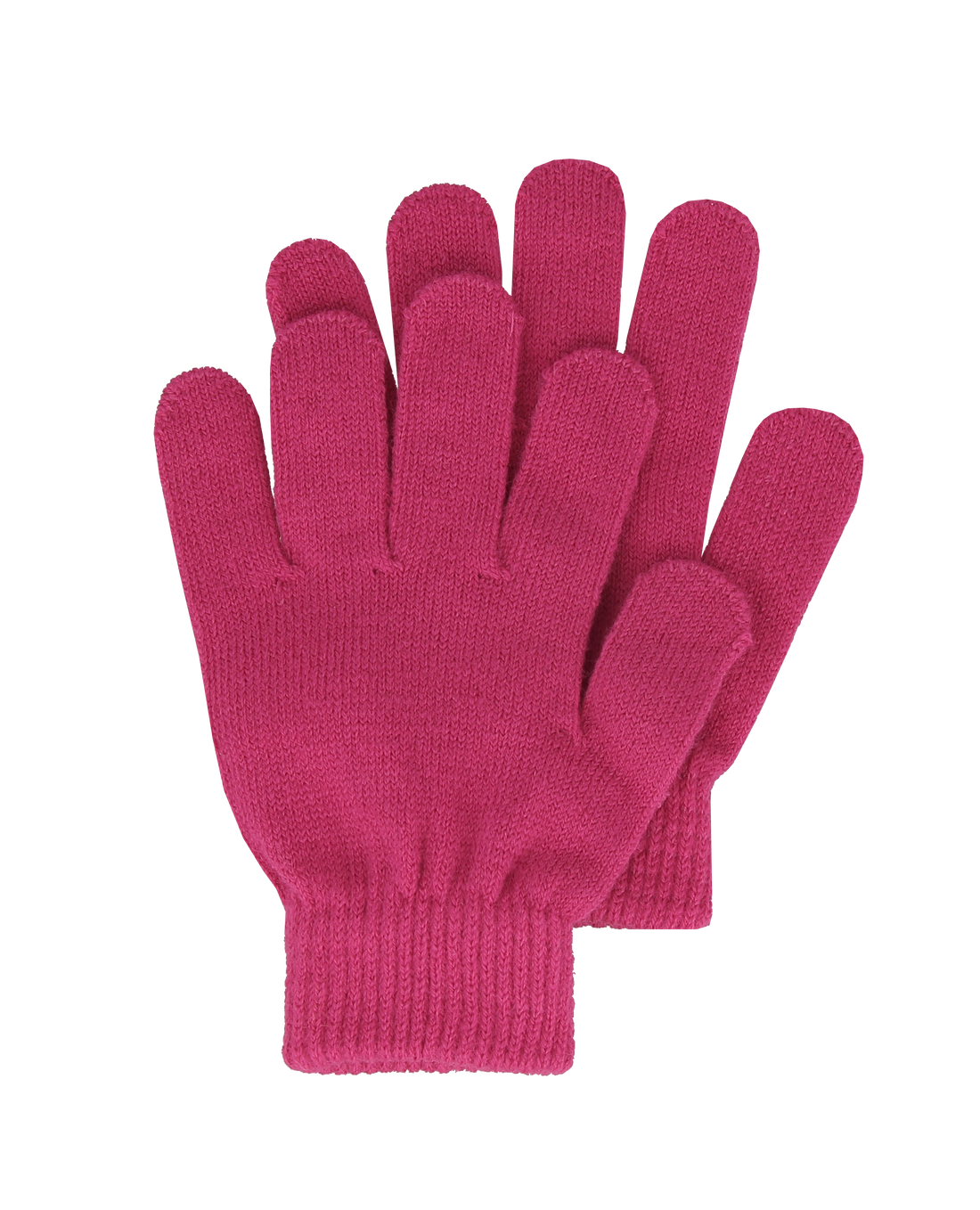 Søde vanter til børn i fuchsia