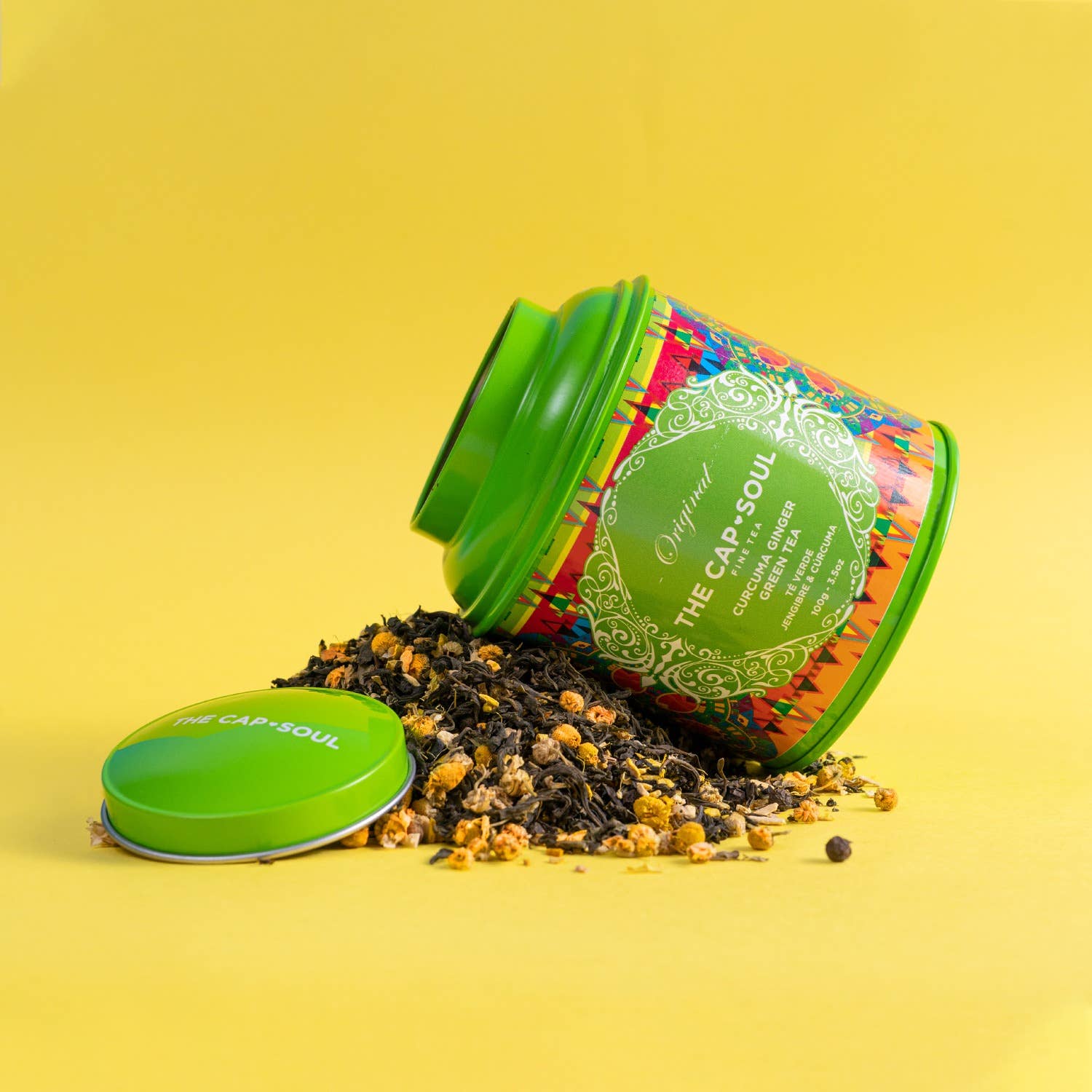 The Capsoul Té Verde Ginger Cúrcuma 100gr