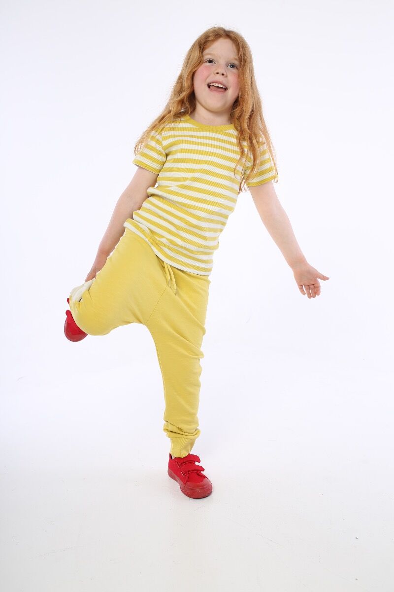 Bella Tee Dusty Yellow/Chalk