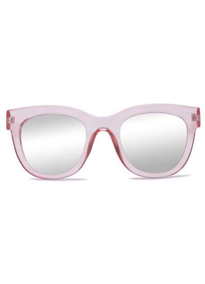 Solbriller Crusheyes BELLISIMO Crystal Pink Silver Mirror