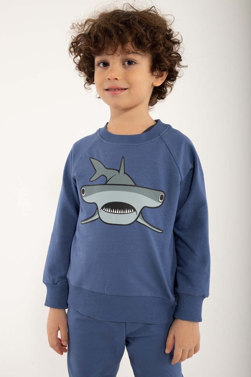 Sweater til Børn med Hammerhaj