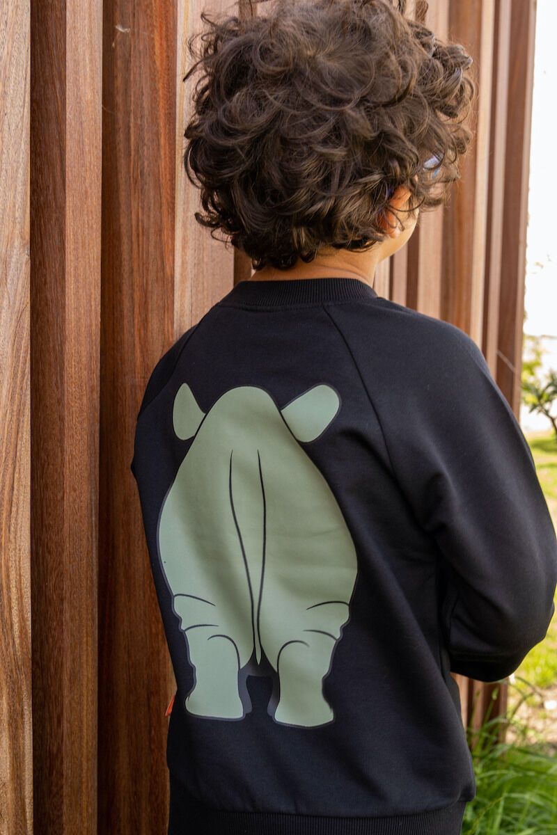 Sweater til Børn med Næsehorn