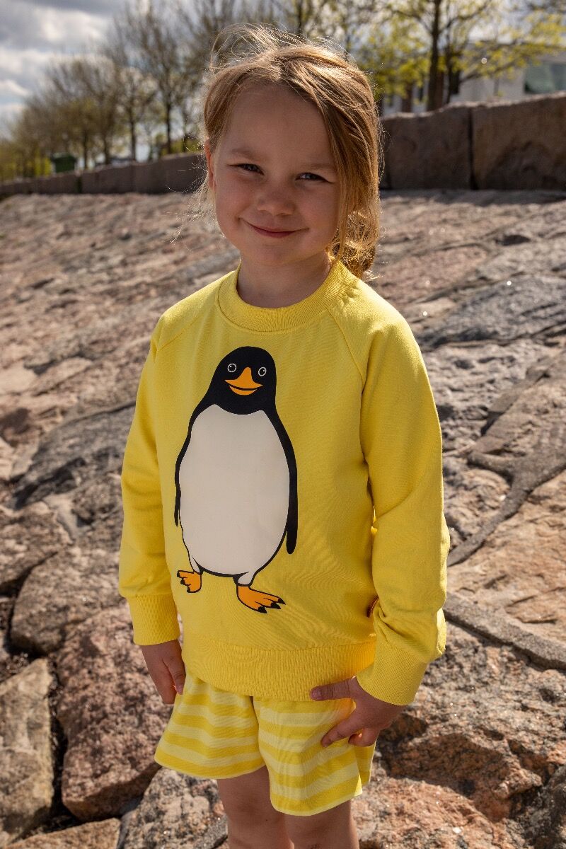 Sweater til børn med Pingvin
