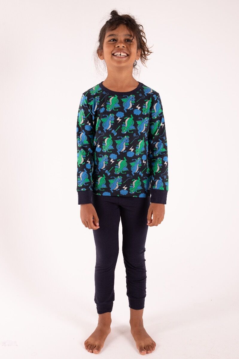 BIFROST - Slumber Nightwear Dk Navy DRAGONS