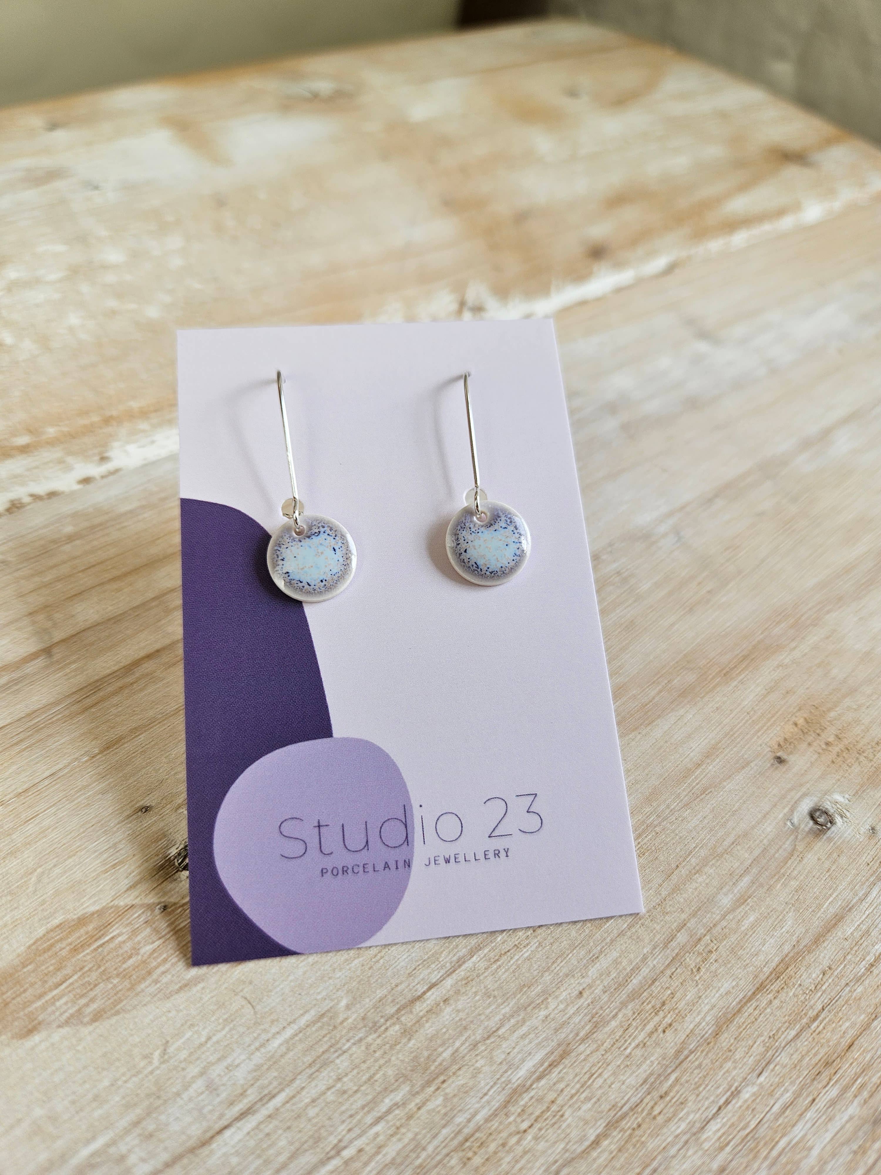 Studio 23 Circle Drop Earring Pair Heather