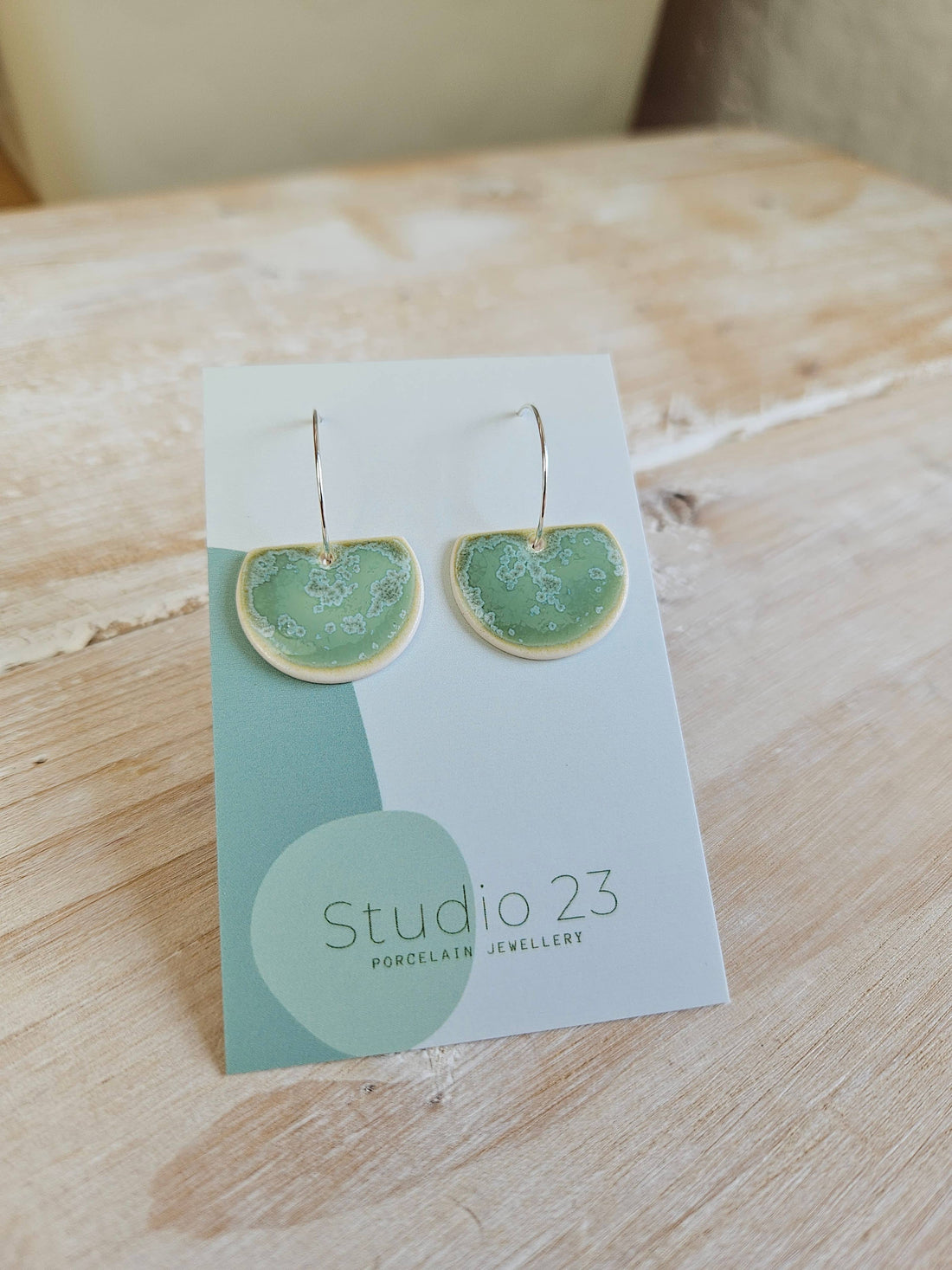 Semi-Circle Drop Earring Pair Ivy