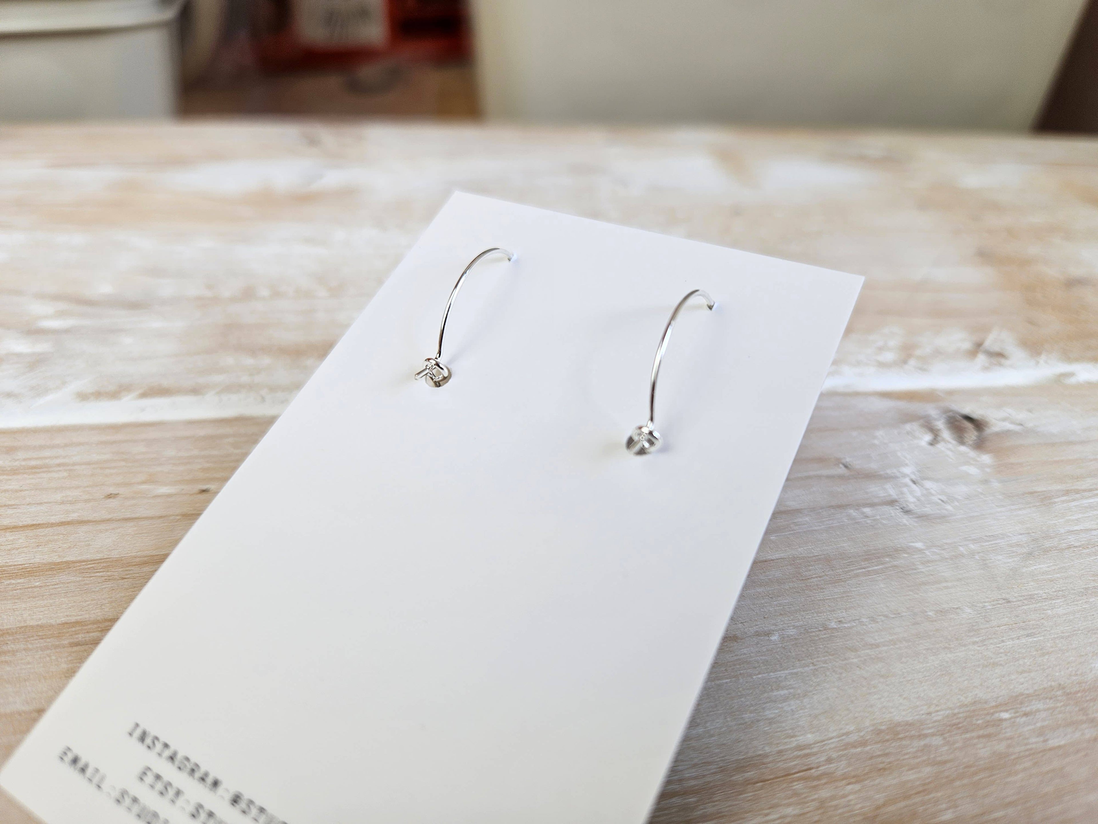 Studio 23 Curved Drop Earring Pair Lemon