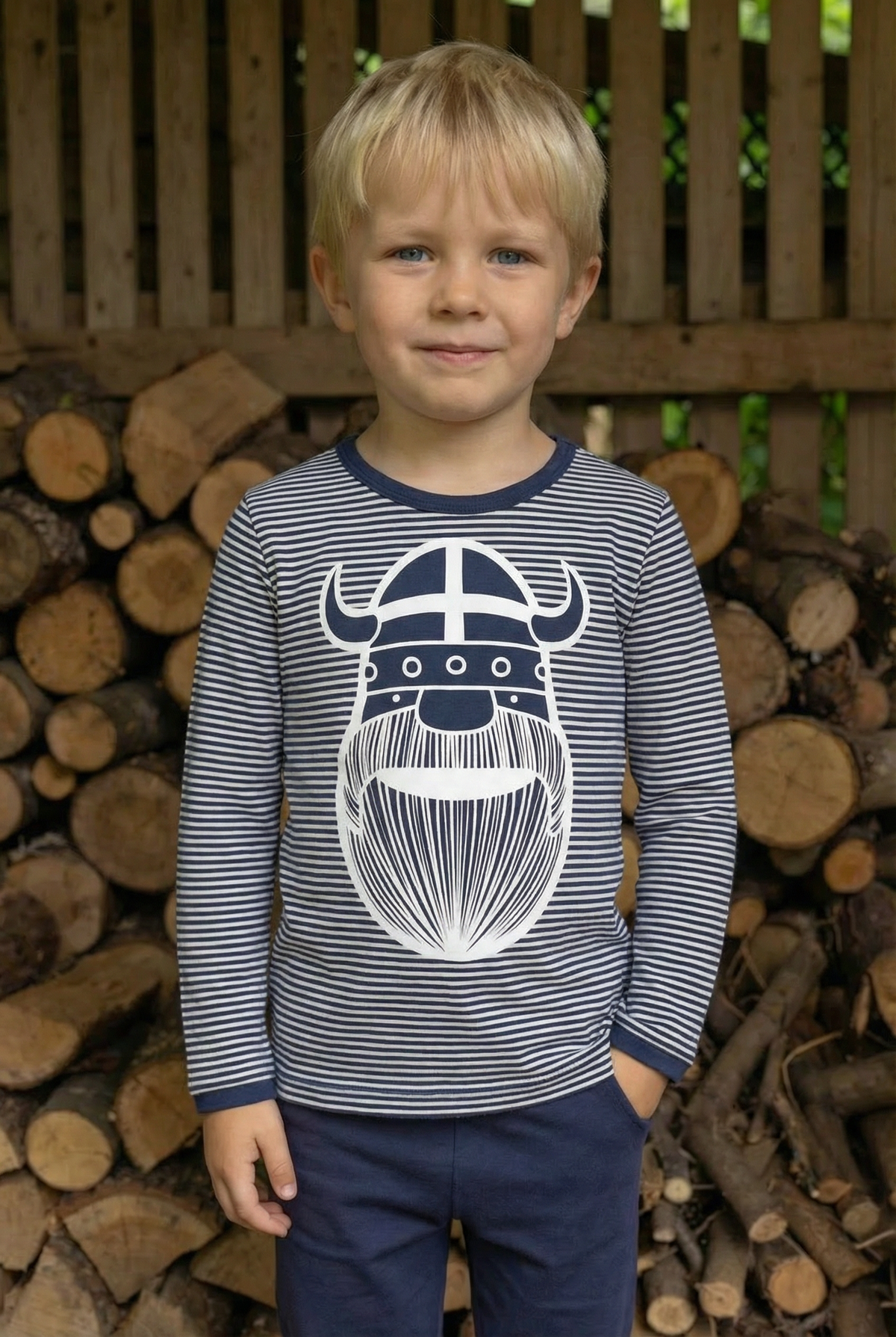 ORGANIC - Danespire Tee Cold Slate/Chalk ERIK