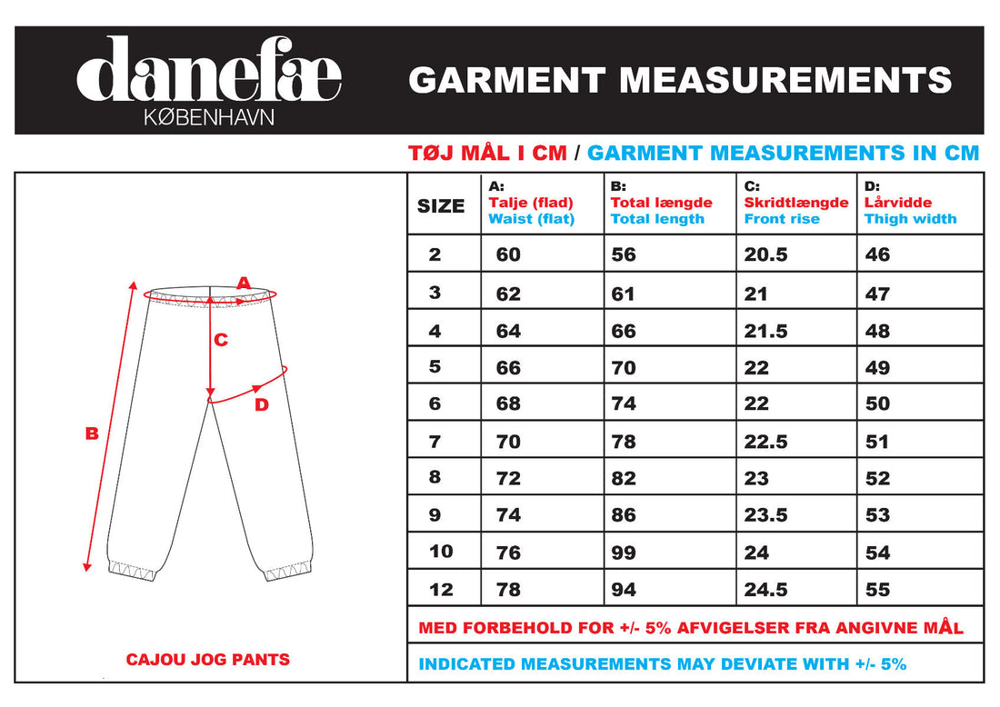 ORGANIC - Danecajou Jogging Black Mauve FLEURIE