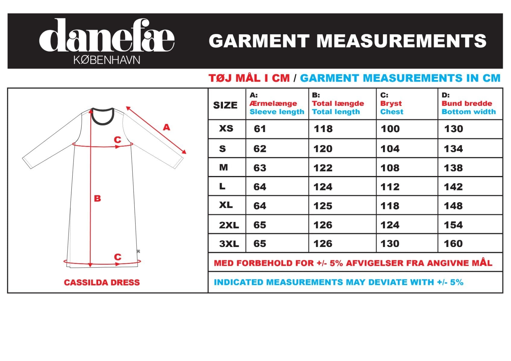 Danecasilda LS Viscose Dress Black