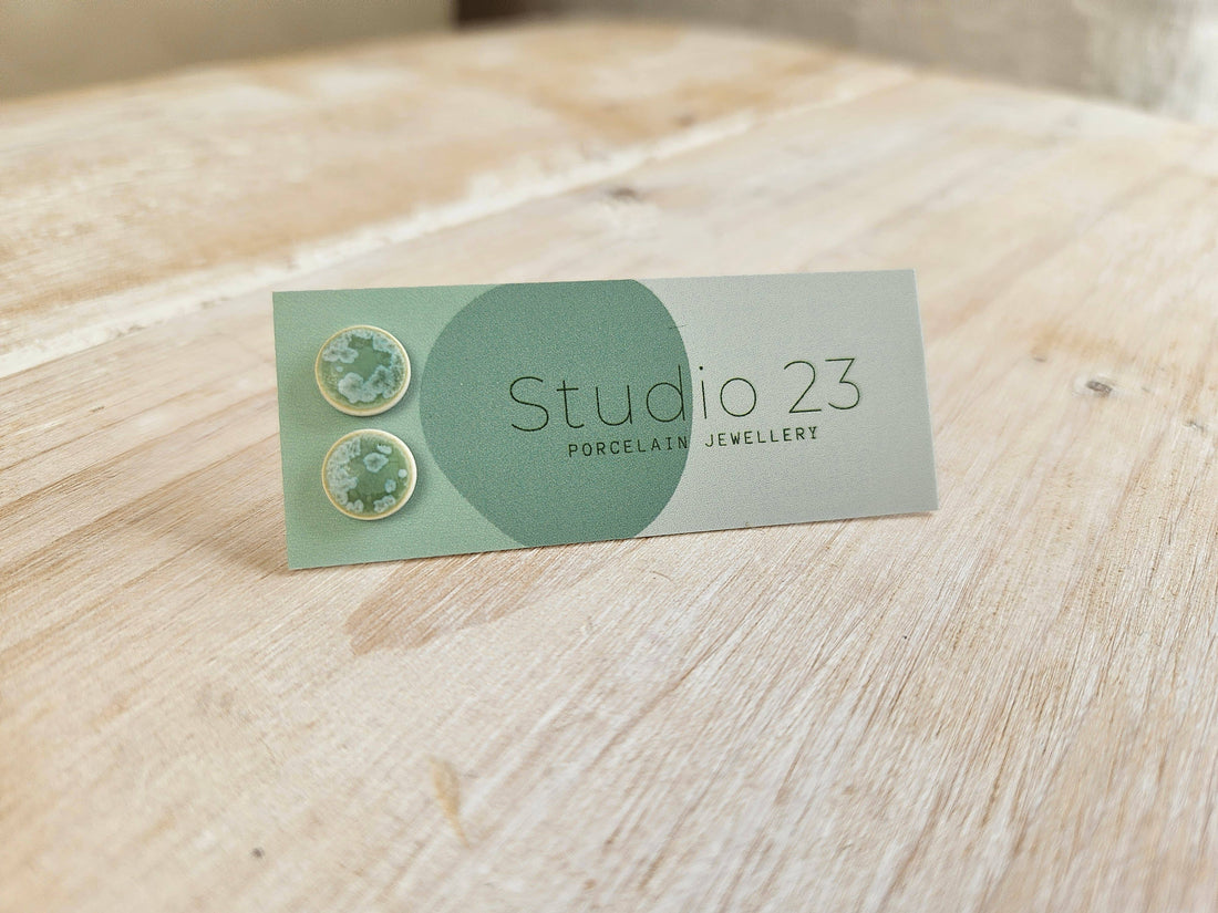 Studio 23 Circle Stud Earring Pair Ivy