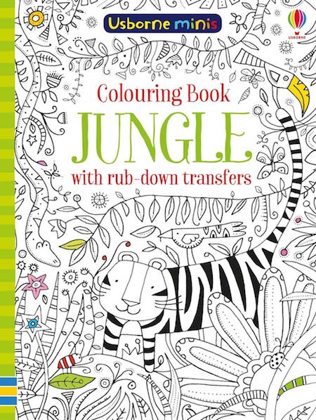 Usborne-Minis Coloring Book Jungle