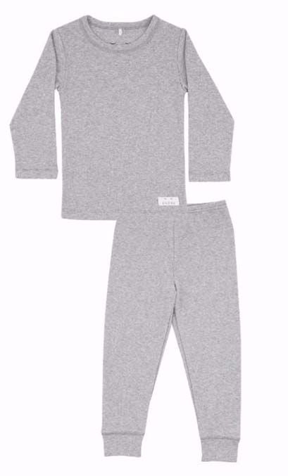 SNORK Basic LS Pyjamas Grey Melange