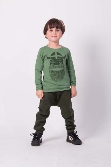 ORGANIC - Daneboeg pants Dark Khaki