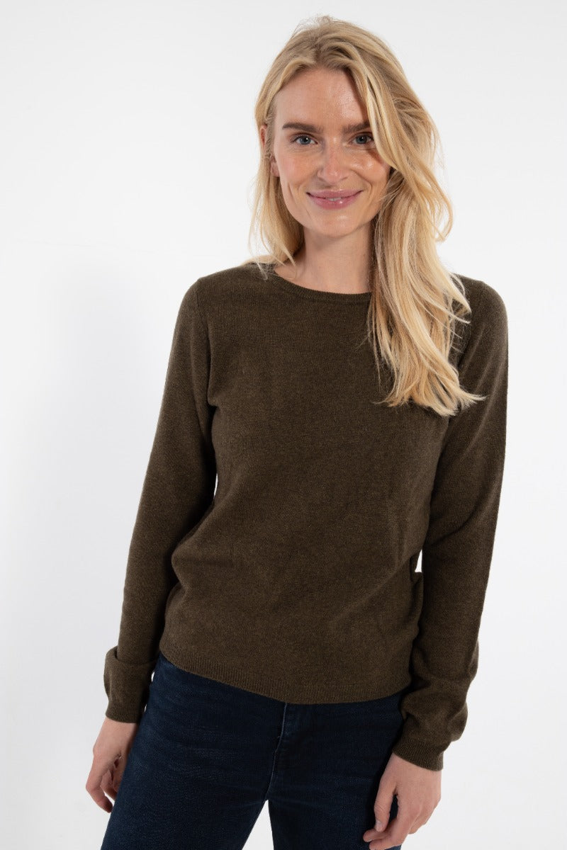 ESS - Bliss Merino Sweater Marsh Khaki
